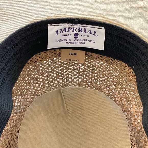 Pinehurst No. 2 1999 US Open Imperial Wide Brim Straw Hat Cap Size S/M NWOT - Picture 7 of 11